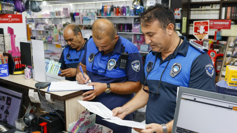 Yenişehir Belediyesinden kırtasiye denetimi
