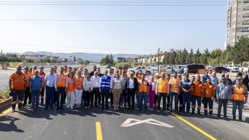 MERSİN BÜYÜKŞEHİR’İN, ‘38. CADDE YENİ YOL AÇMA PROJESİ’ TAMAMLANDI