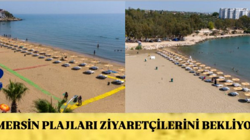 MERSİN BÜYÜKŞEHİR’İN HALK PLAJLARI YAZA HAZIR