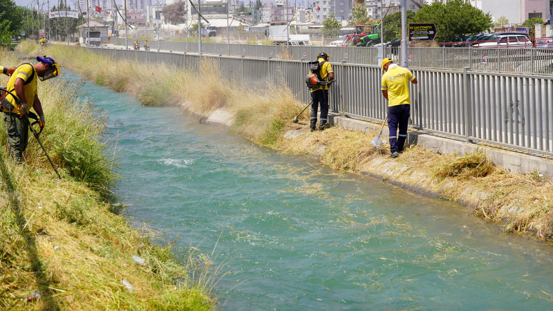 TARSUS BELEDİYESİ’NDEN HAL YOLU VE ANA CADDELERDE TİTİZ TEMİZLİK
