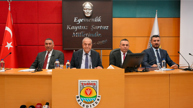 TARSUS BELEDİYE MECLİSİ KASIM AYI OLAĞAN TOPLANTISINI GERÇEKLEŞTİRDİ