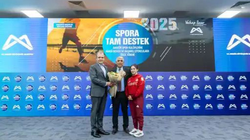 AMATÖR SPORA 20 MİLYON 800 BİN LİRALIK DESTEK