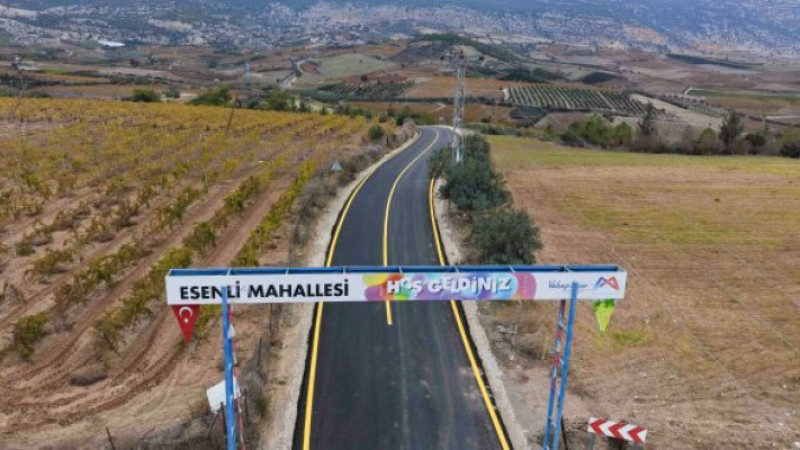 MERSİN BÜYÜKŞEHİR BELEDİYESİ, ESENLİ-HEBİLLİ BAĞLANTI YOLUNDA ÇALIŞMALARINI TAMAMLADI