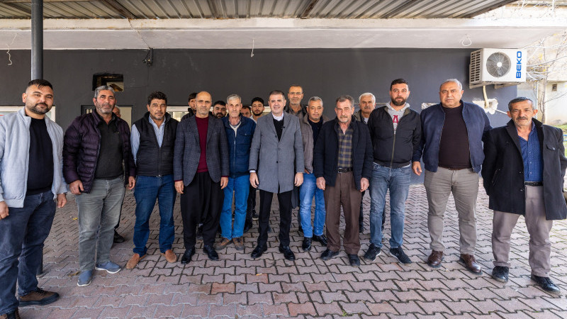 YAYLALARDA HİZMET KONUŞULDU, BAŞKAN TUNCER MAHALLE MAHALLE SAHADA