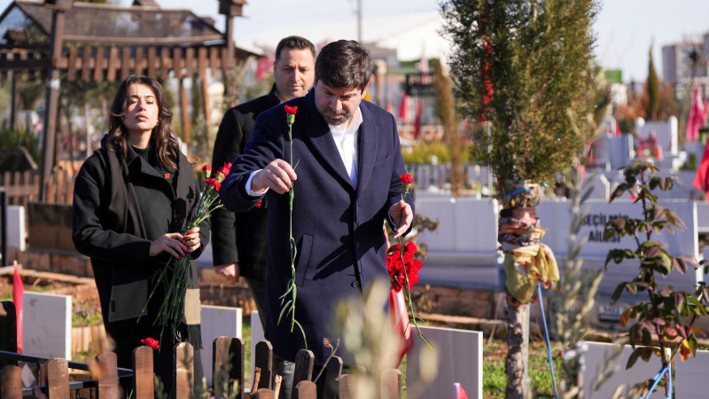 BAŞKAN ALİ BOLTAÇ ADIYAMAN’DA 6 ŞUBAT DEPREMLERİNİ ANMA ETKİNLİKLERİNE KATILDI