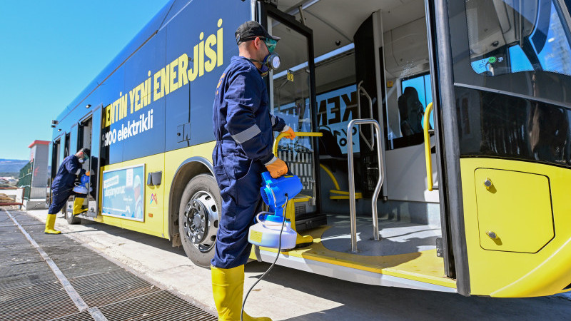 MERSİN BÜYÜKŞEHİR’LE ULAŞIMDA KONFOR VE HİJYEN SEFERBERLİĞİ