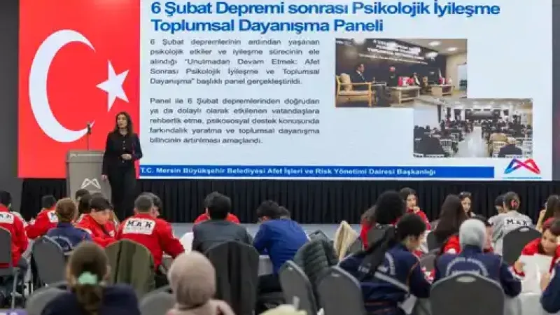 MERSİN BÜYÜKŞEHİR, AFETLERE DİRENÇLİ MERSİN İÇİN ÇALIŞTAY DÜZENLEDİ