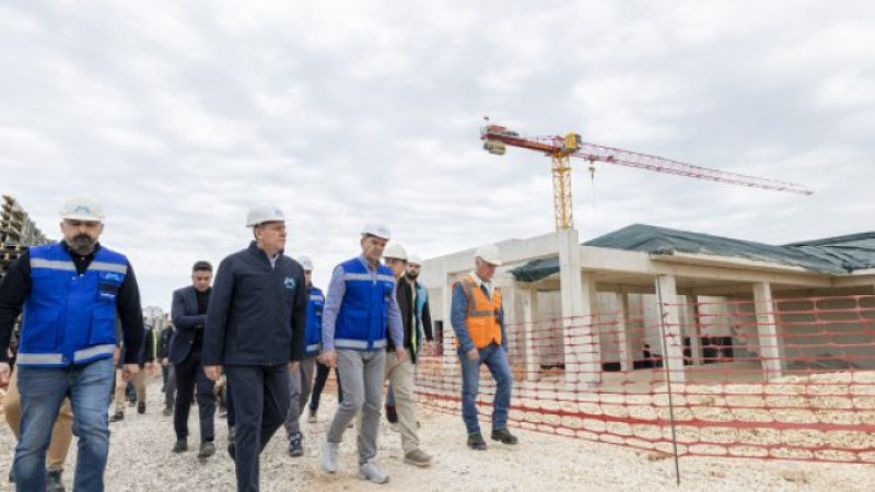 BAŞKAN SEÇER, MEZİTLİ İÇMESUYU ŞEBEKE PROJESİ ÇALIŞMALARINI İNCELEDİ