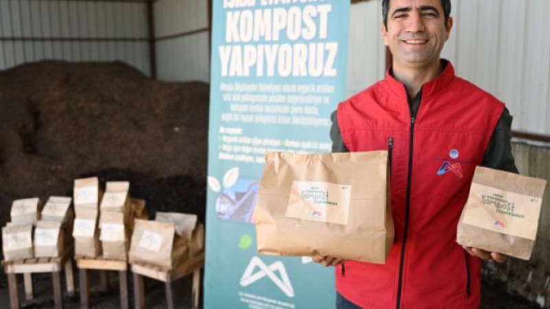 MERSİN BÜYÜKŞEHİR’DEN ORGANİK ATIKLARA DOĞA DOSTU DÖNÜŞÜM