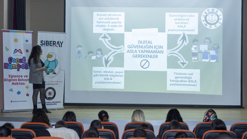 MERSİN BÜYÜKŞEHİR’DEN ÇOCUKLARA ‘SİBER GÜVENLİK’ EĞİTİMİ